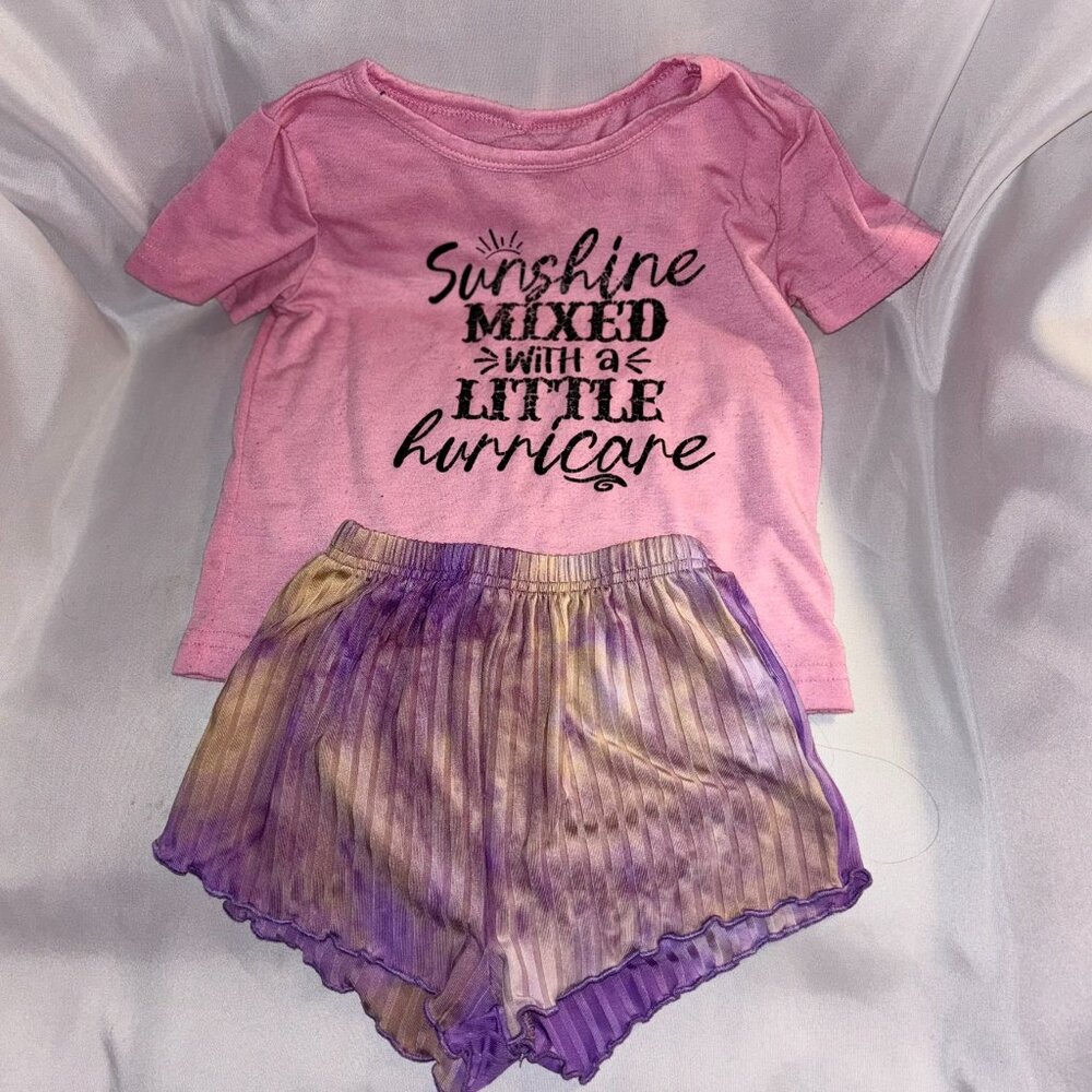 5/$25
Bundle Deal Shein Shorts with Untagged Graphic Tshirt Girls Size 2T